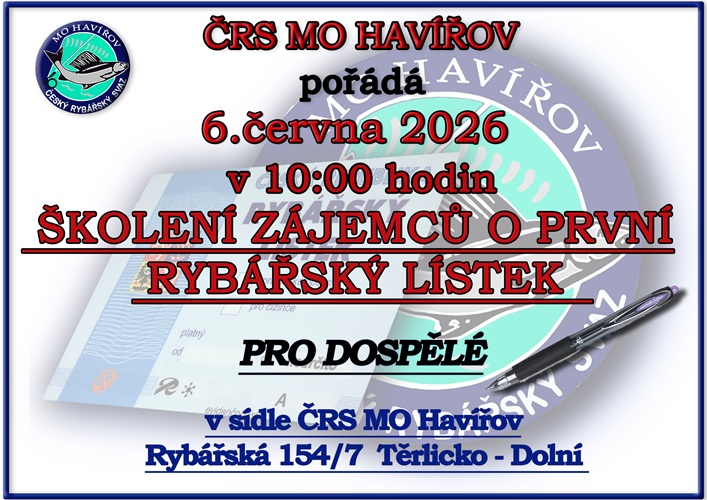 školení ČERVEN 2026